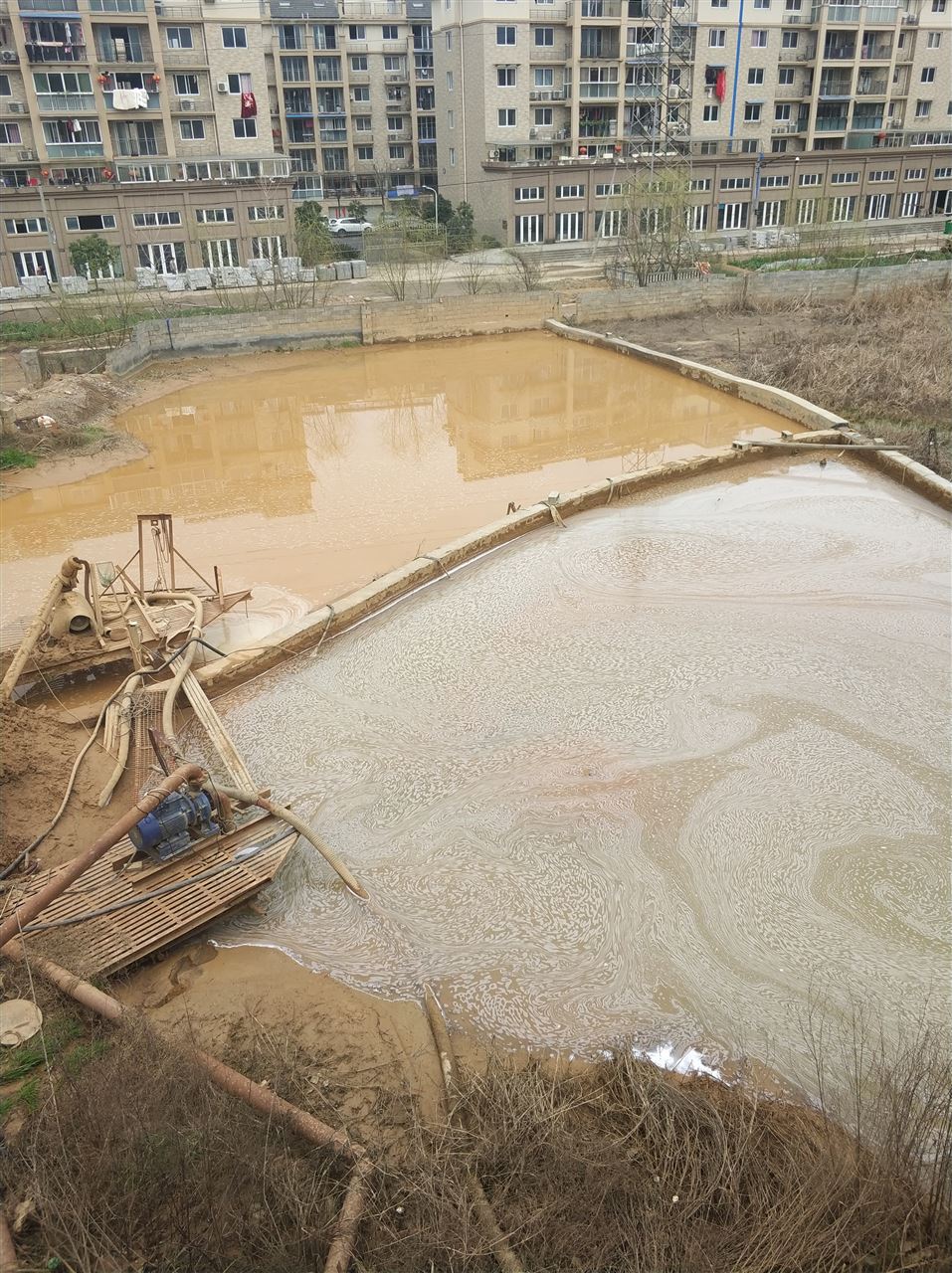 吴桥沉淀池淤泥清理-厂区废水池淤泥清淤